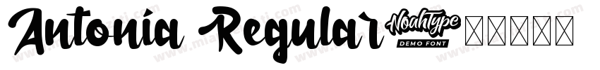 Antonia Regular字体转换